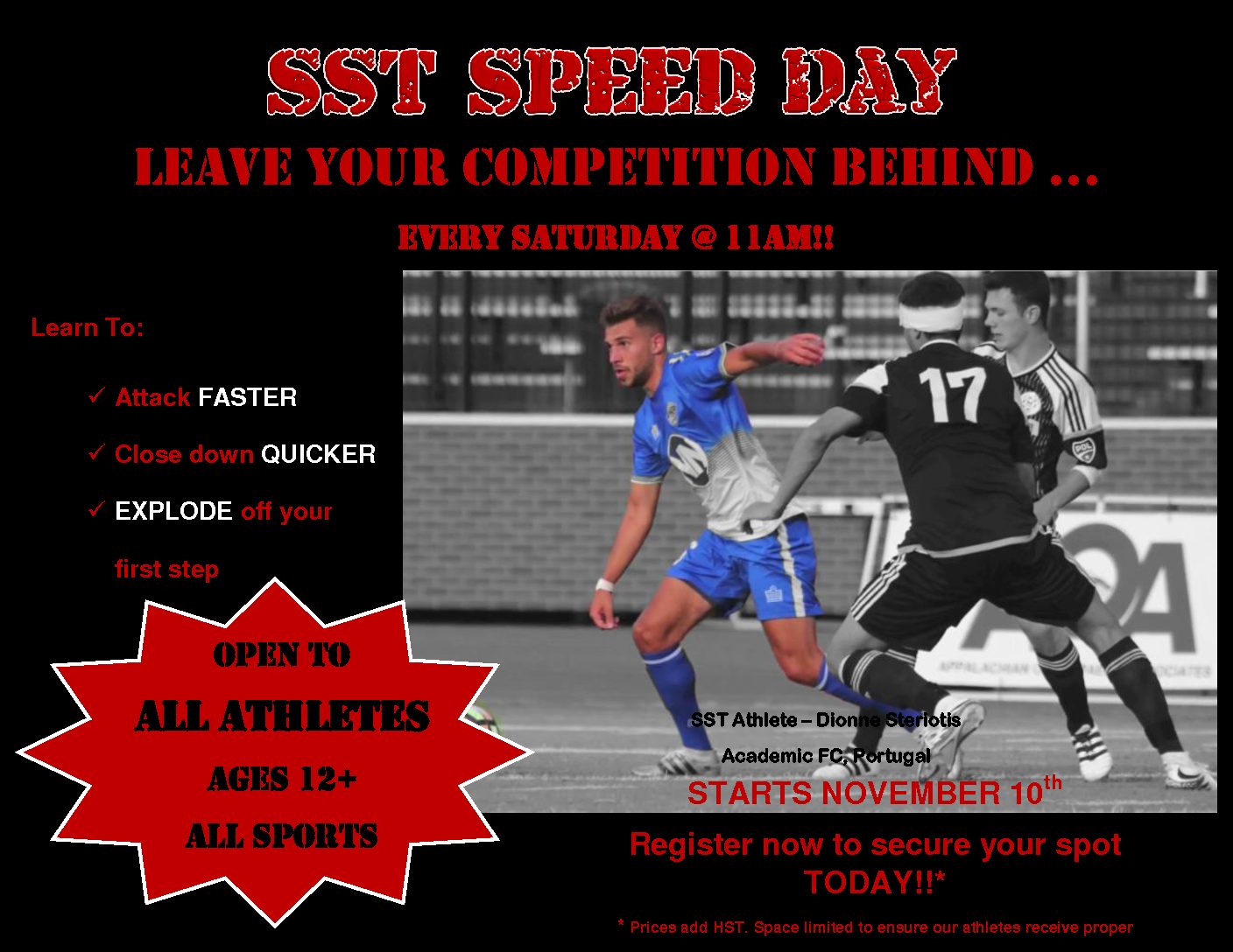 SST Speed DaysSoccer1 Blog Home