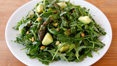 Asparagus, Avocado & Arugula Salad