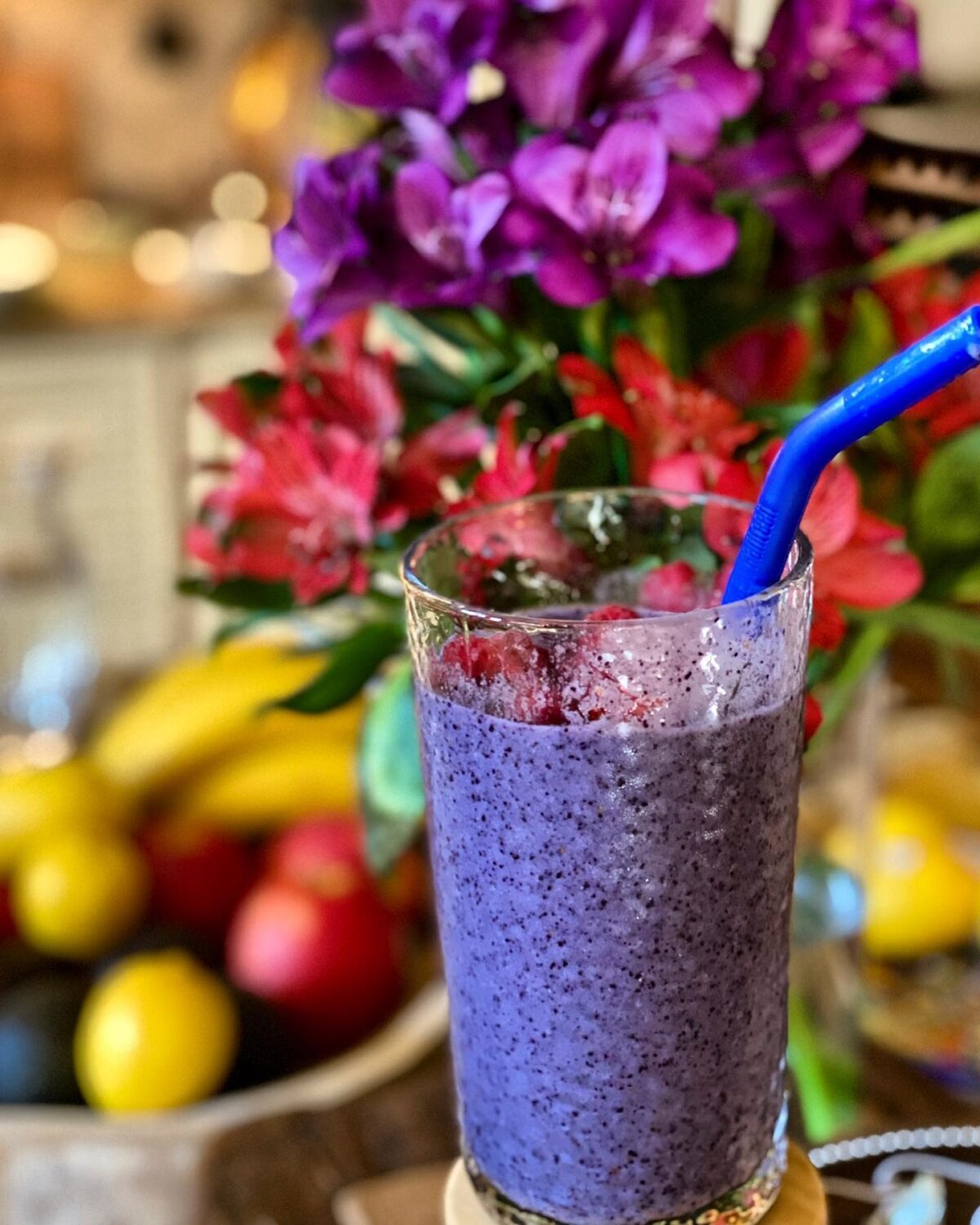 Blueberry Smoothie (with lemon)